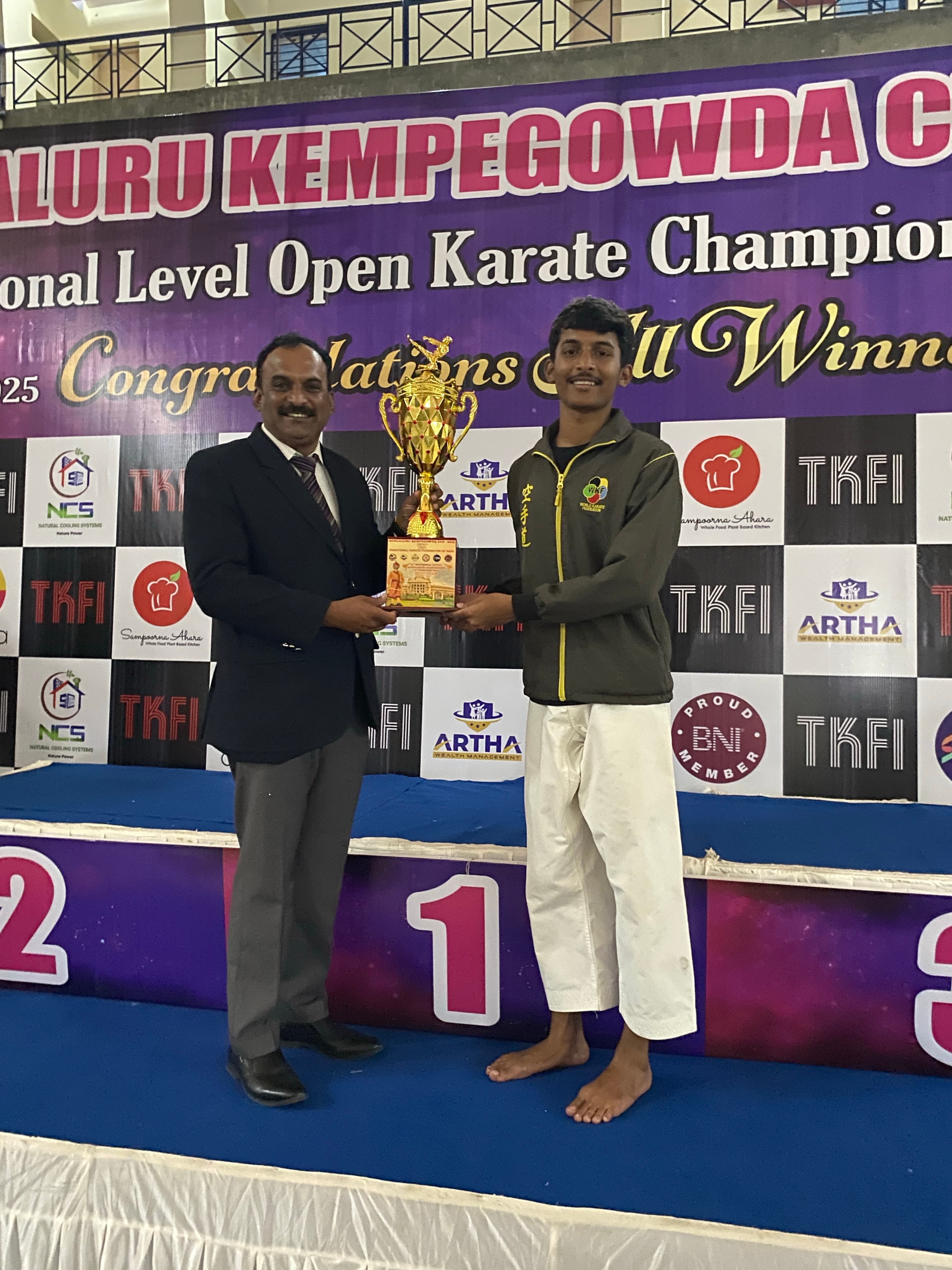 Award Ceremony — Certificate Presentation