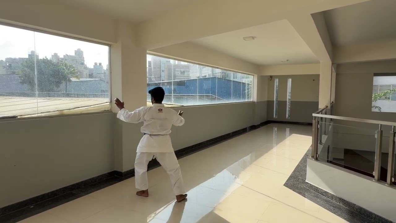 Bassai Kata (Side View)